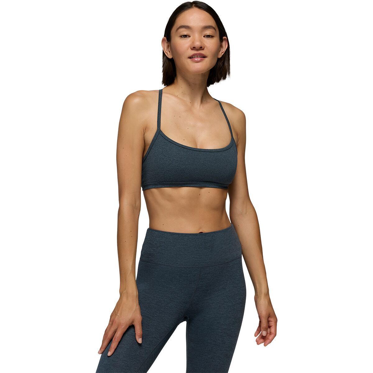 Image of prAna Heavana Every Minute Bra - Women's Stormy Night Heather, L