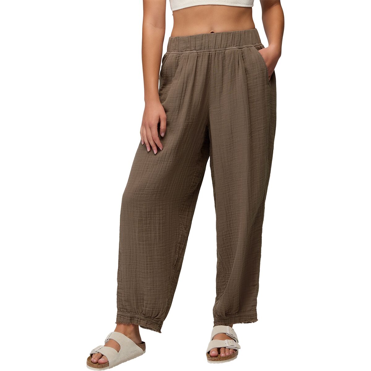 Image of prAna Hideaways Pant - Women's Mud, XS