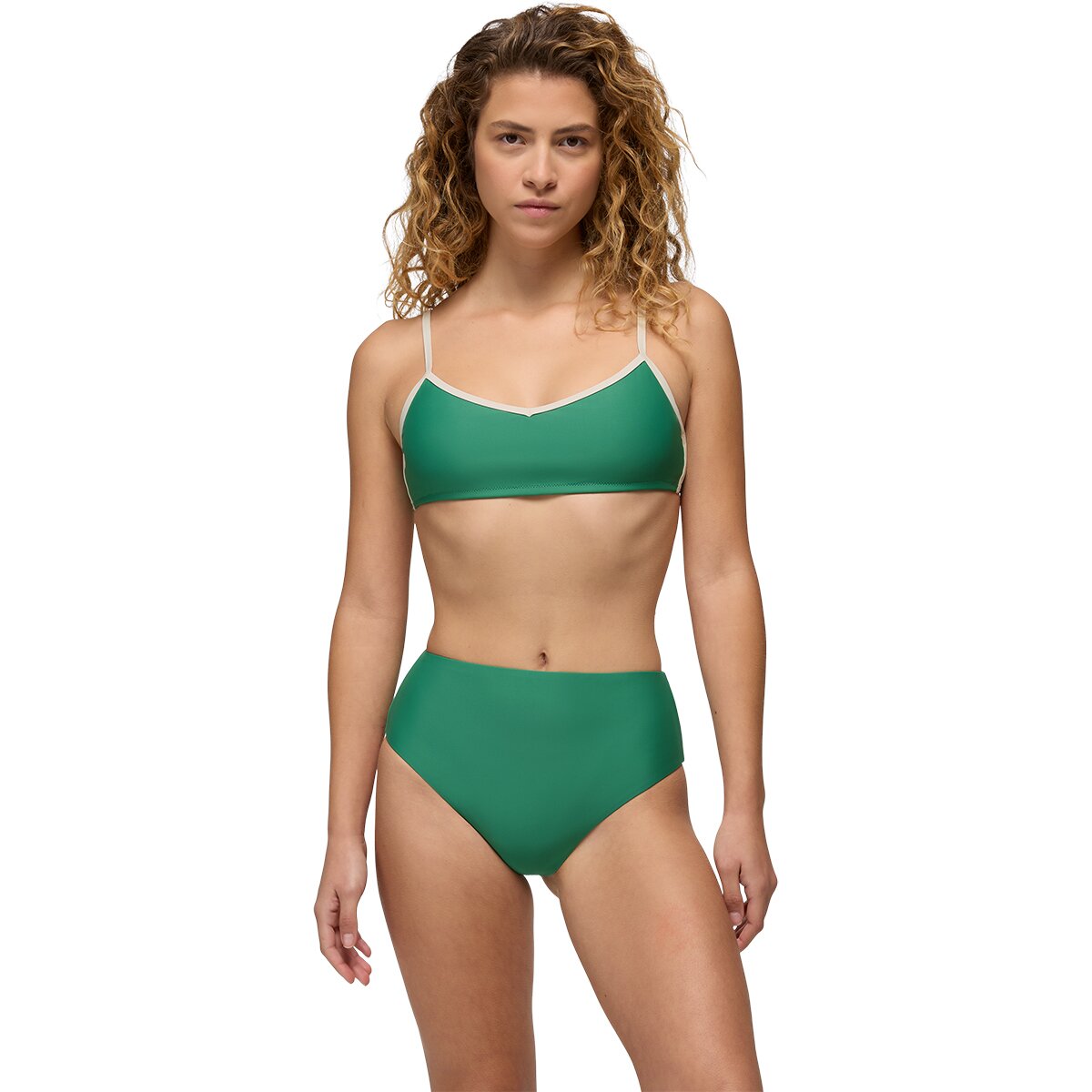 Image of prAna Lahari High Rise Bikini Bottom - Women's Jade, S