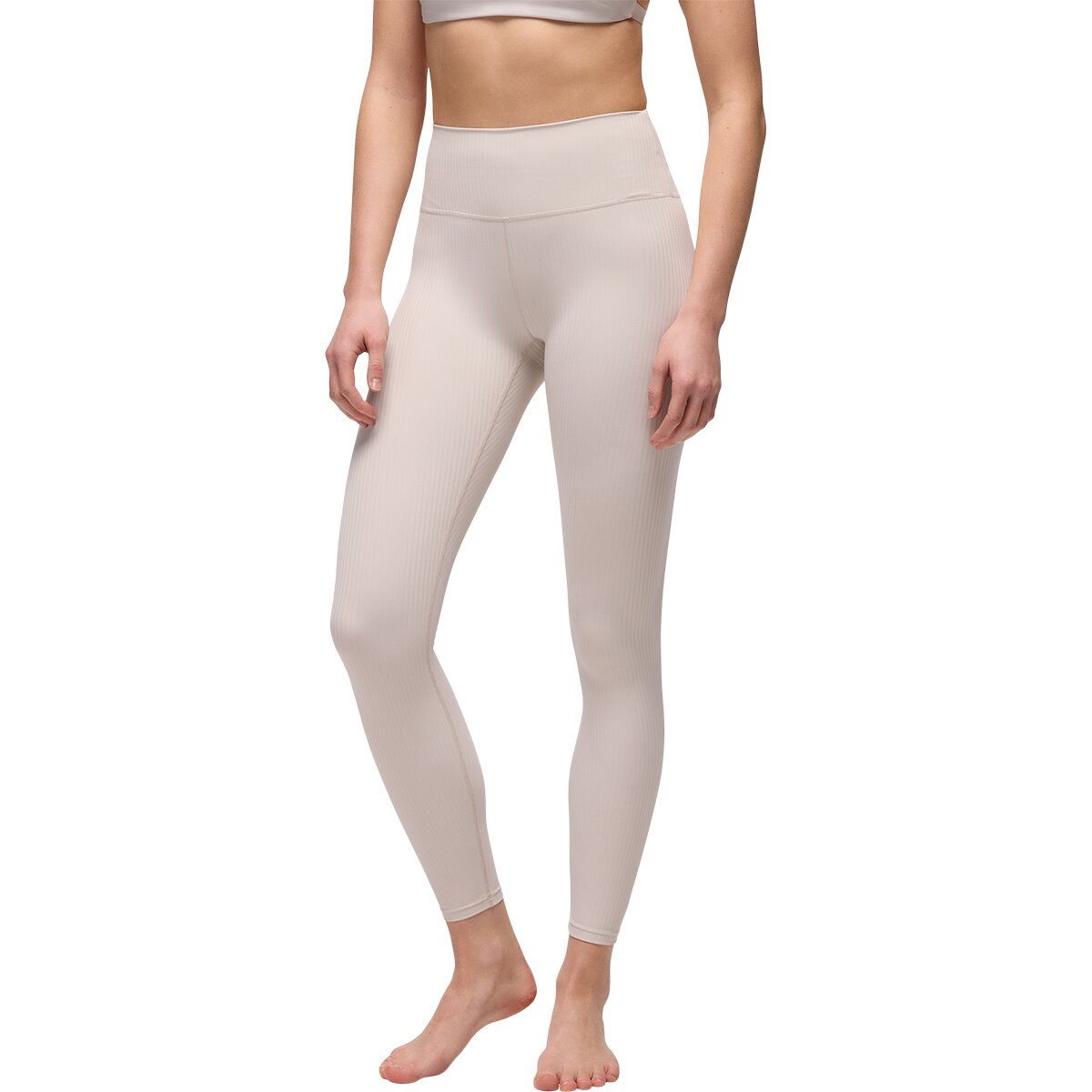 Image of prAna Luxara Rib 7/8 Legging - Women's Almond, L
