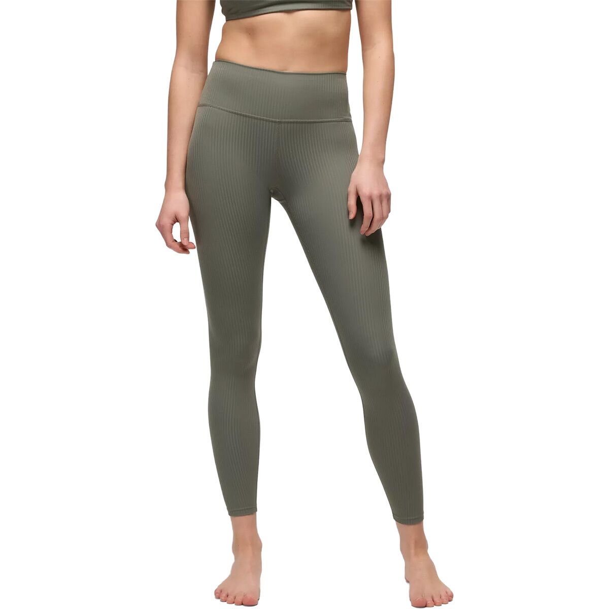 Image of prAna Luxara Rib 7/8 Legging - Women's Thyme, M