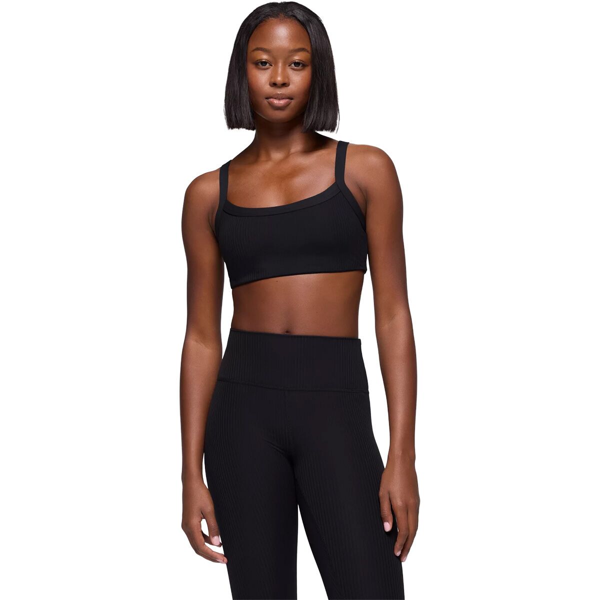Image of prAna Luxara Rib Bra - Women's Black, S