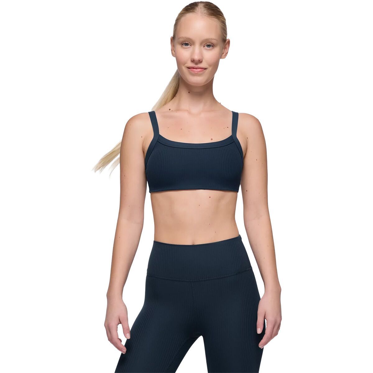 Image of prAna Luxara Rib Bra - Women's Stormy Night, XS