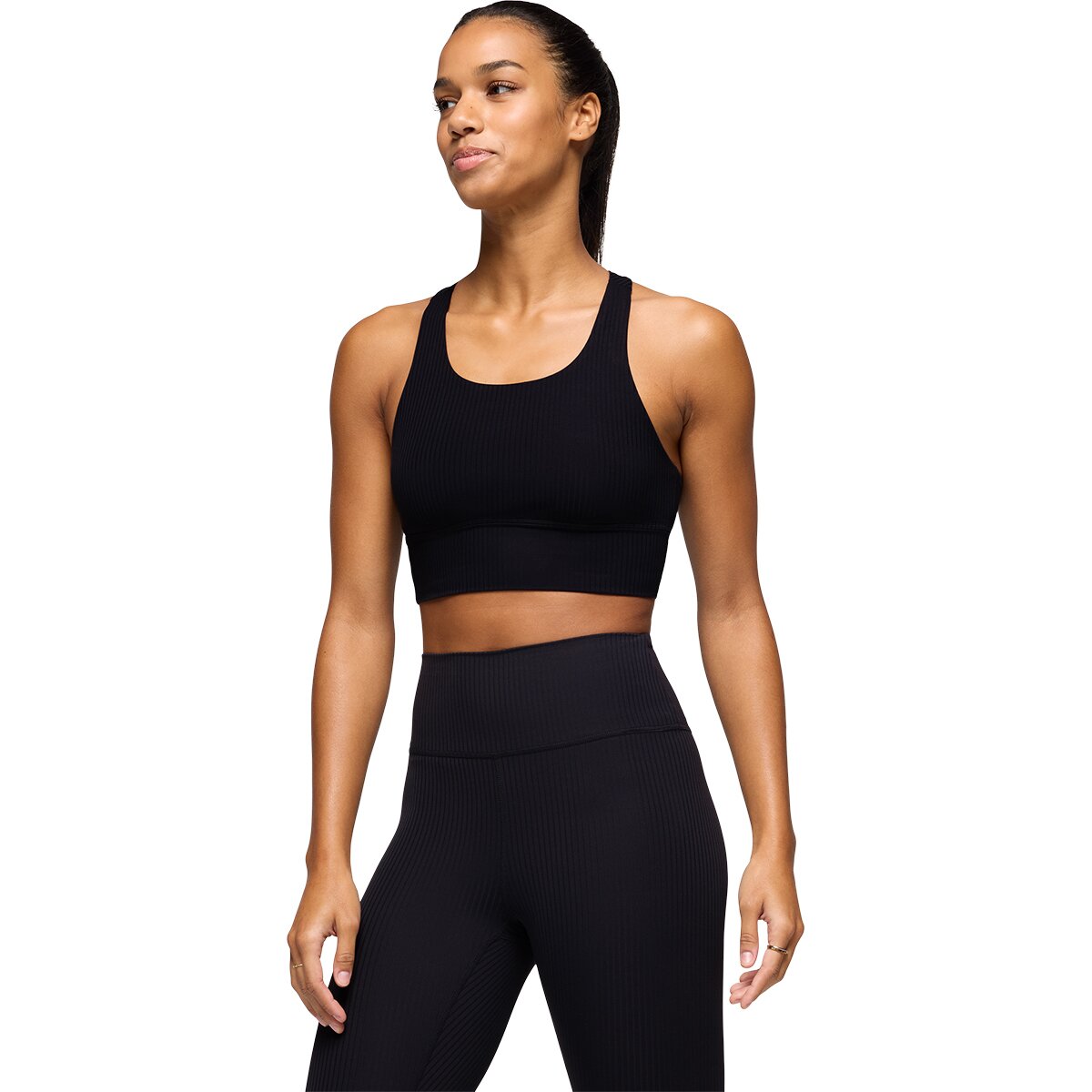 Image of prAna Luxara Rib Racerback Bralette - Women's Black, XL