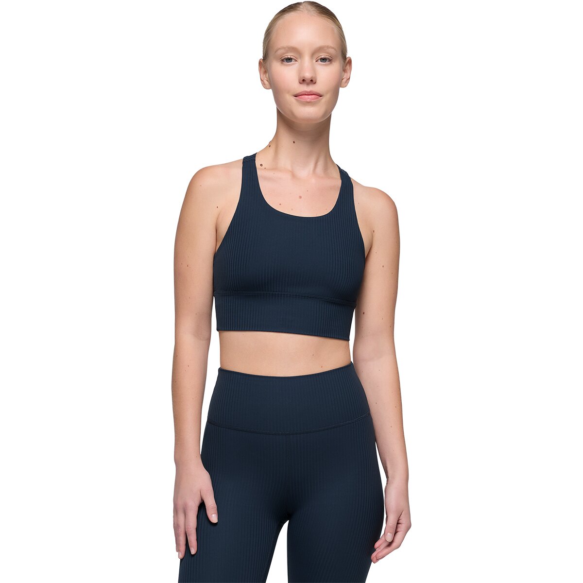 Image of prAna Luxara Rib Racerback Bralette - Women's Stormy Night, L