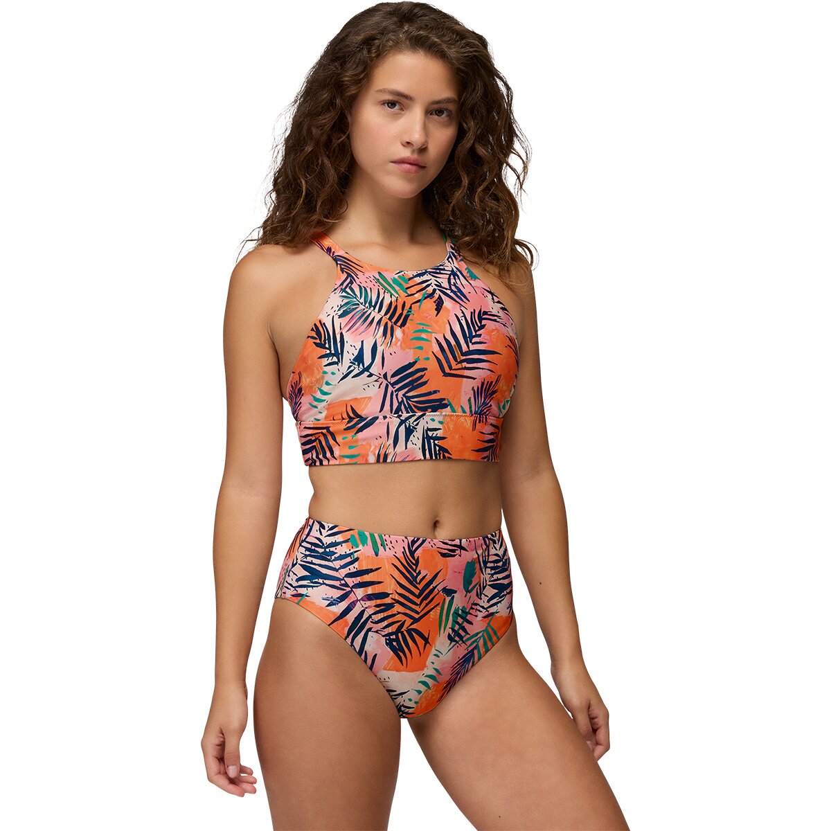 Image of prAna Marine Street Bikini Top - Women's Papaya Island Fever, S