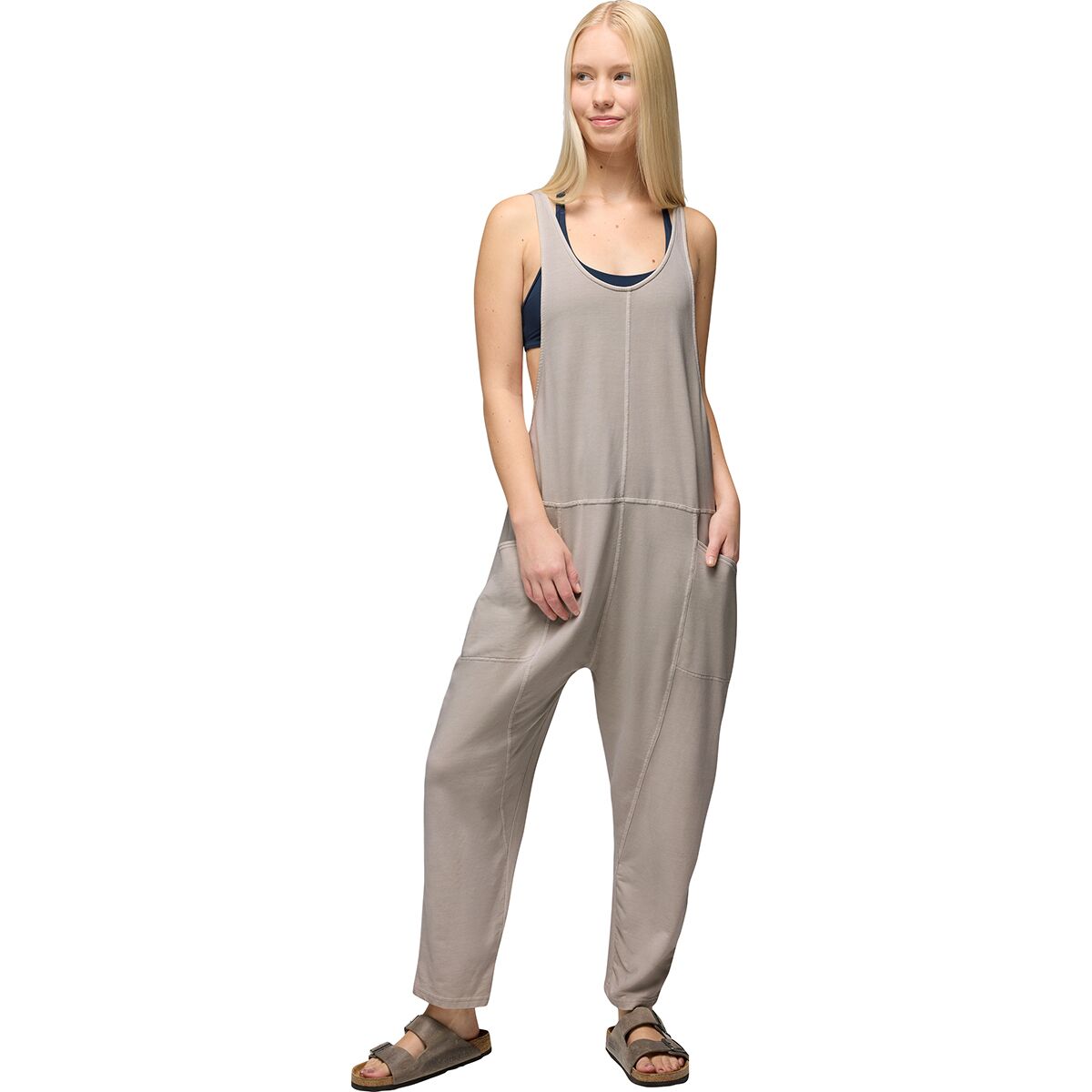 prAna prAna Mindful Movement Jumpsuit - Women's Almond, XL