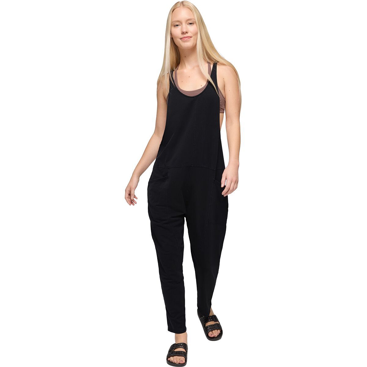 Image of prAna Mindful Movement Jumpsuit - Women's Black, XL