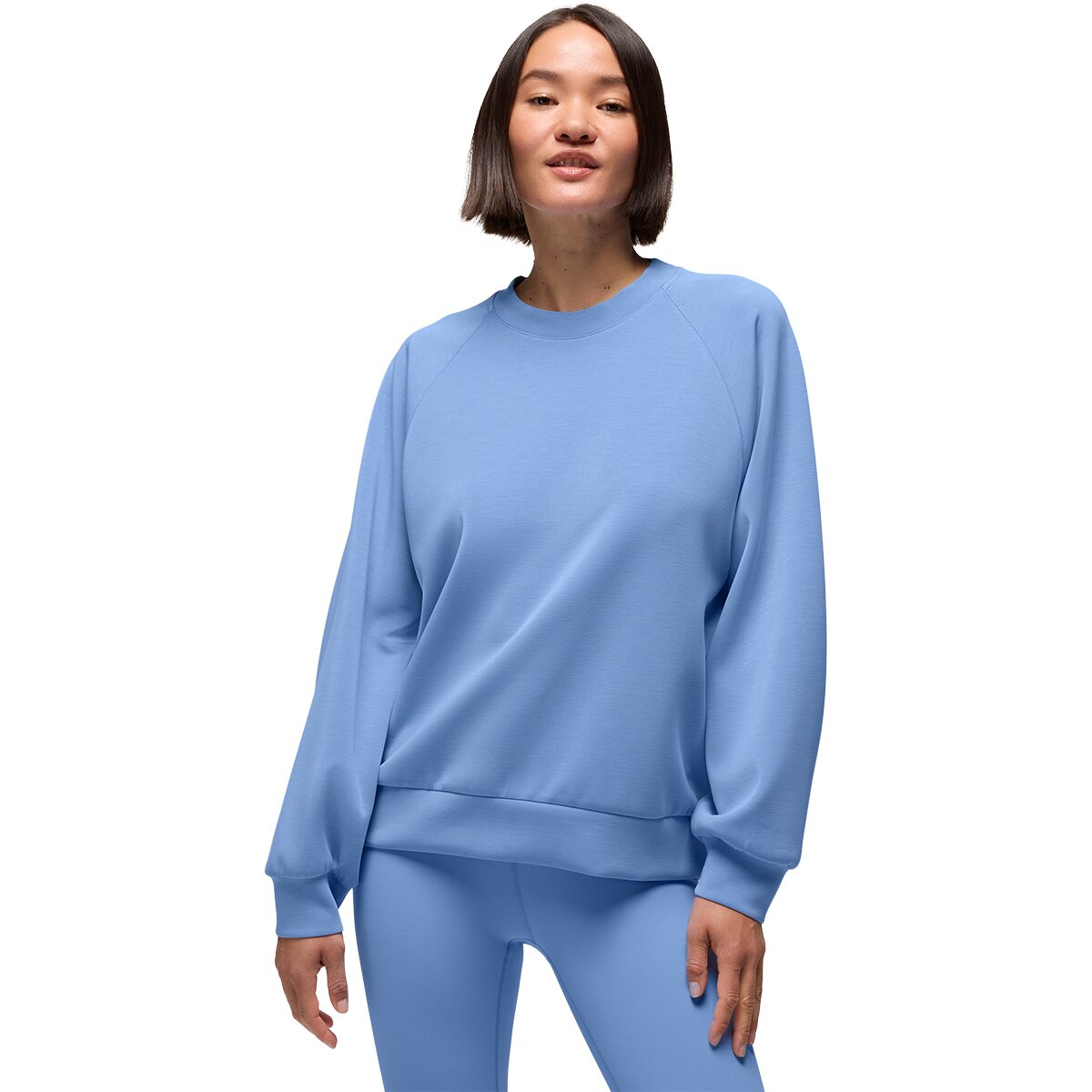 Image of prAna Shea Crewneck Sweatshirt - Women's Blue Vibes, XS