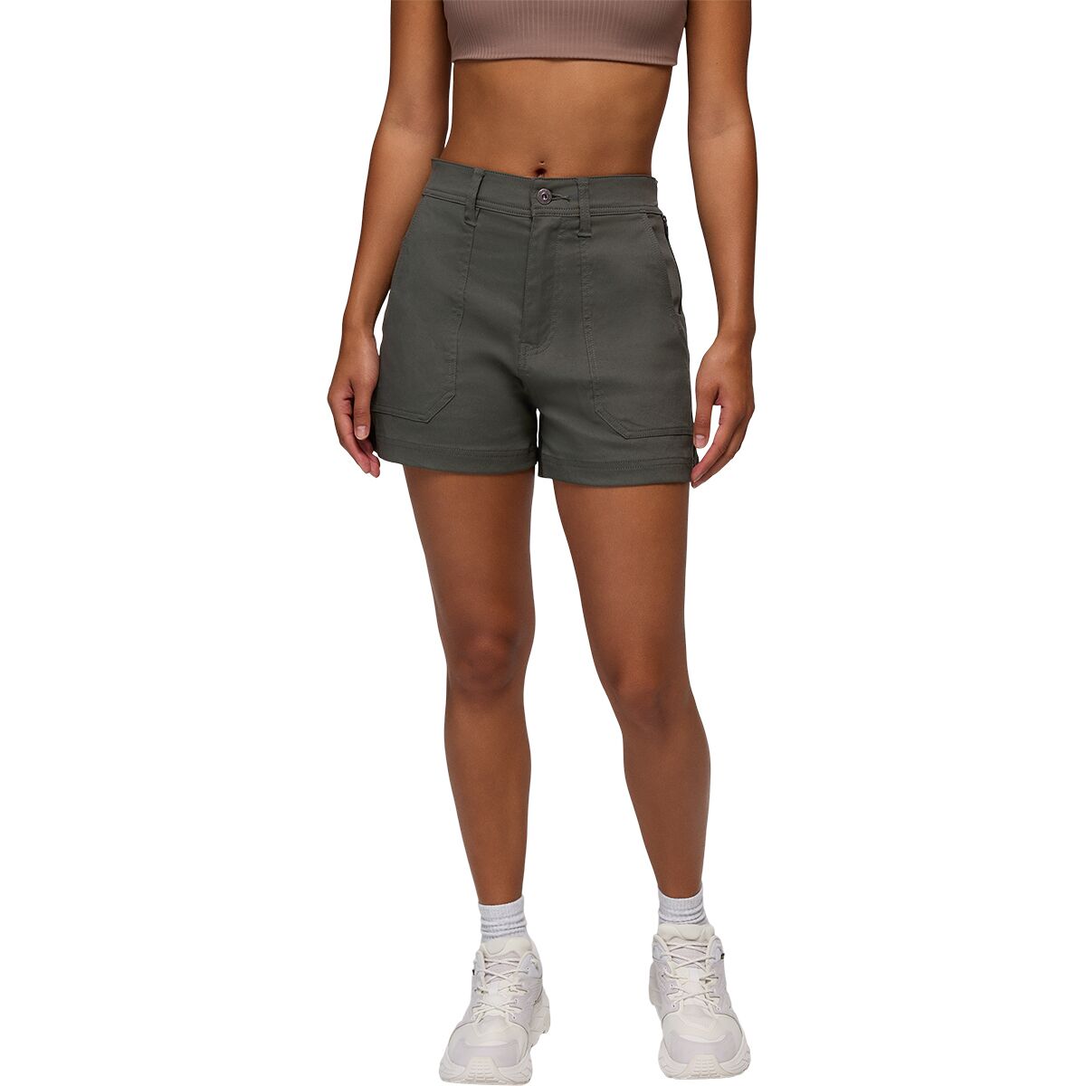 Image of prAna Stretch Zion 3in Cargo Short - Women's Spruce, 6