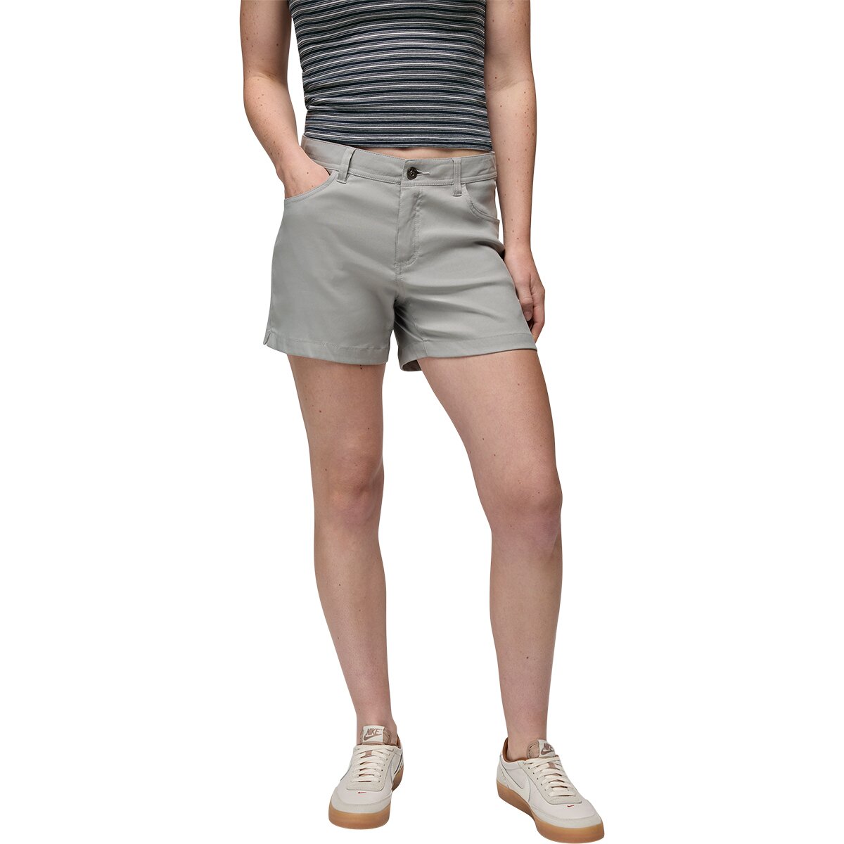 Image of prAna Stretch Zion Halle 5in Short - Women's Sterling, 10