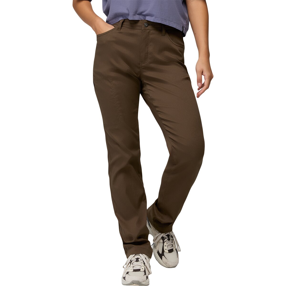 Image of prAna Stretch Zion Halle Pant - Women's Dark Roast, 4x30