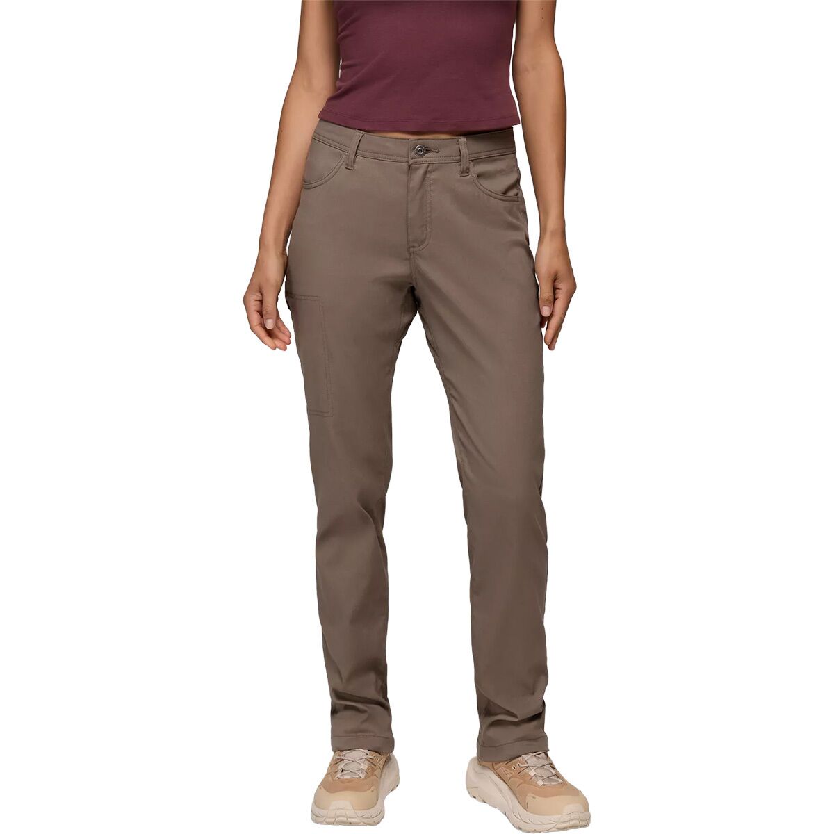 Image of prAna Stretch Zion Halle Pant - Women's Mud, 12x32