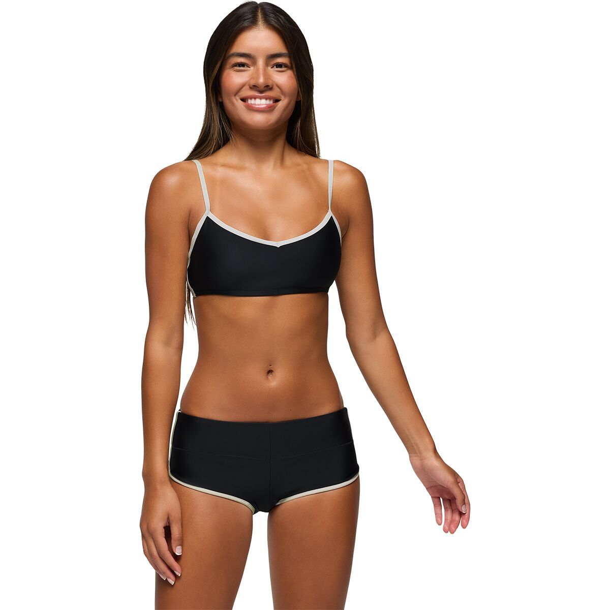 Image of prAna Tropic Kiss Hipster Bikini Bottom - Women's Black, L