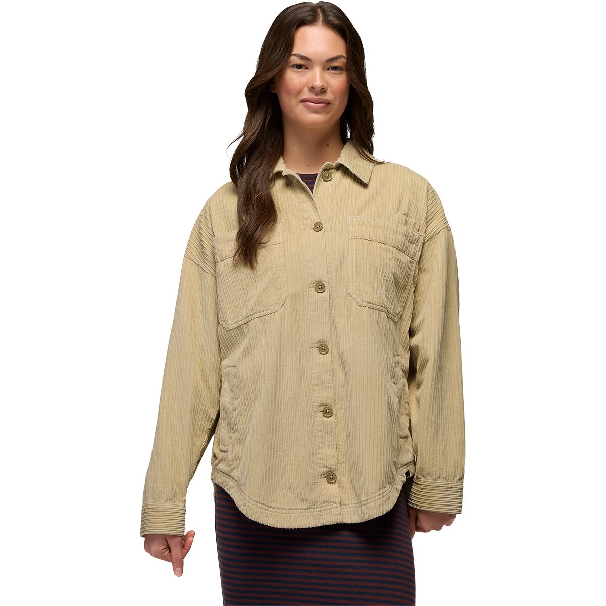 prAna Annie's Canyon Cord Shacket - Women's Chamois, XL