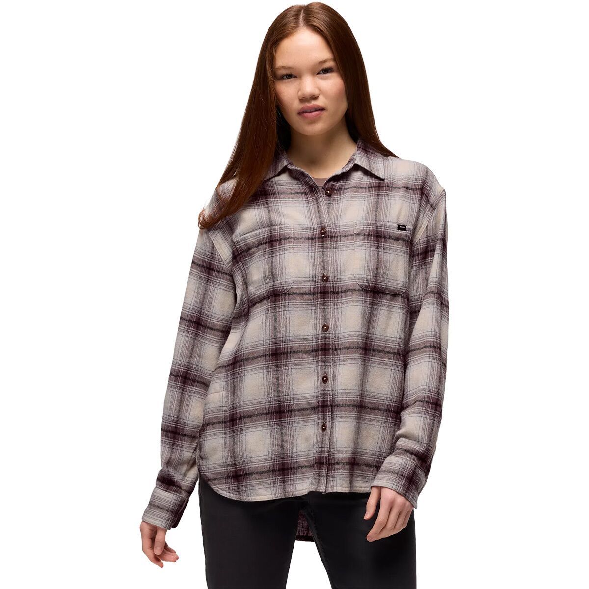 Image of prAna Cabin Core Flannel Shirt - Women's Almond, XL