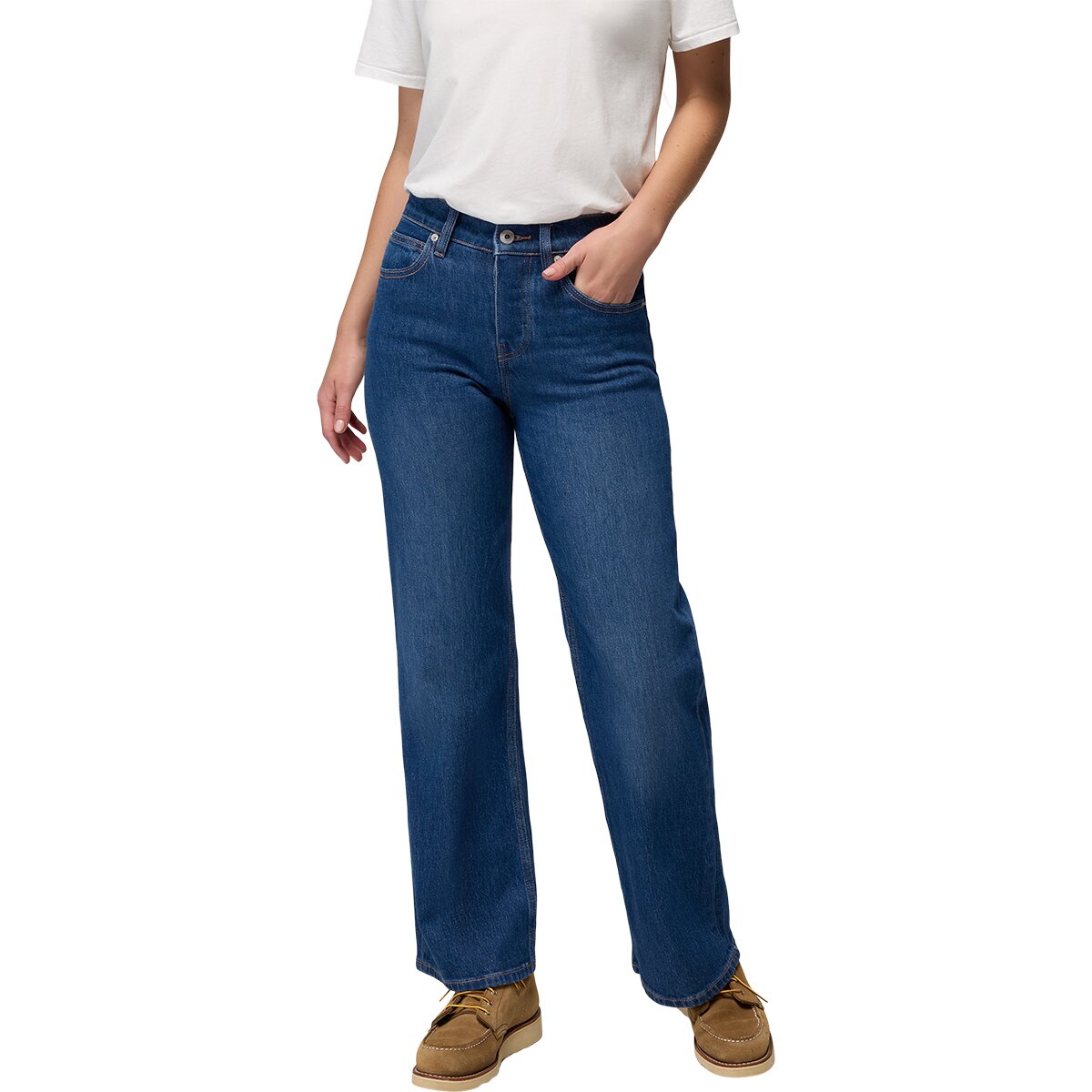 Image of prAna Carlsbad 760 Wide Leg Jean - Women's Lagoon, 24x30