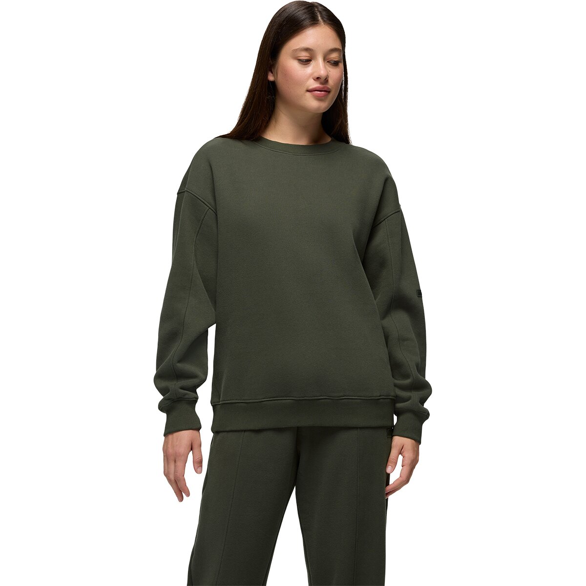 Image of prAna DreamFleece Crew Sweatshirt - Women's Spruce, S