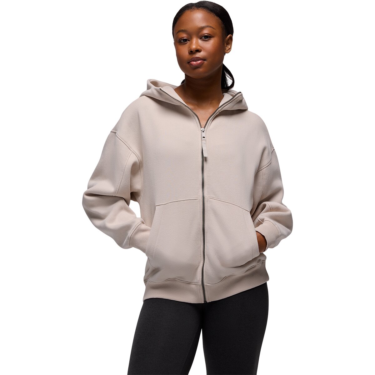 prAna prAna DreamFleece Full-Zip Hoodie - Women's Almond, M