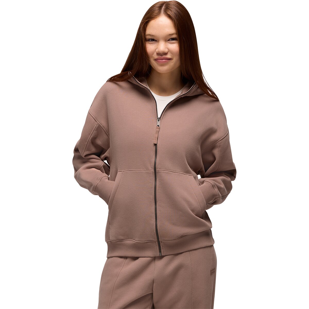 Image of prAna DreamFleece Full-Zip Hoodie - Women's Shroom, M