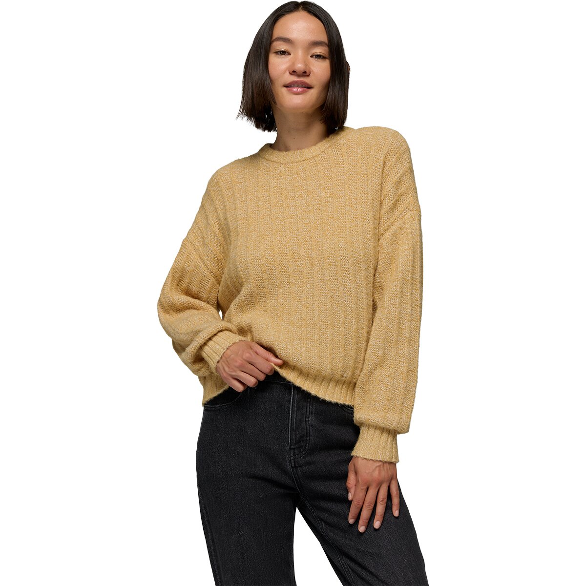 Image of prAna Emberbrook Sweater - Women's Dijon Heather, L