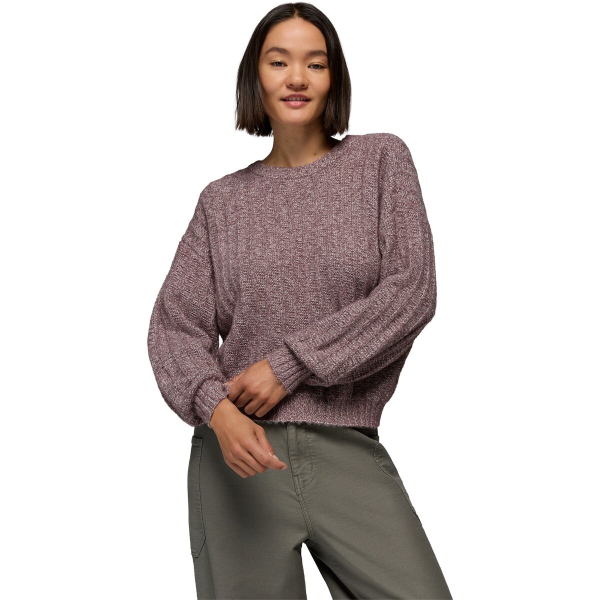 Image of prAna Emberbrook Sweater - Women's Vino Heather, XL