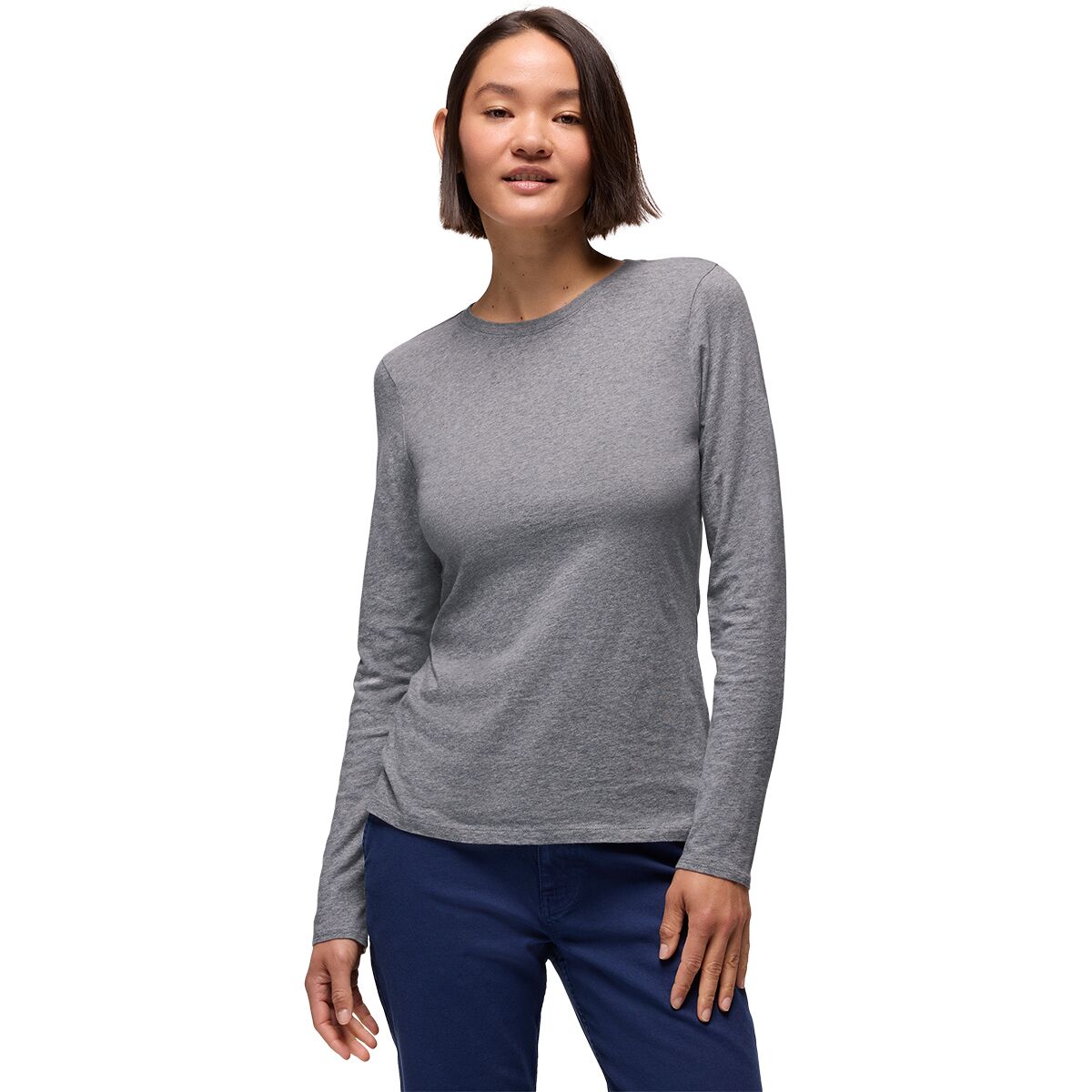 prAna prAna Everyday Long-Sleeve T-Shirt - Women's Medium Heather Grey, L