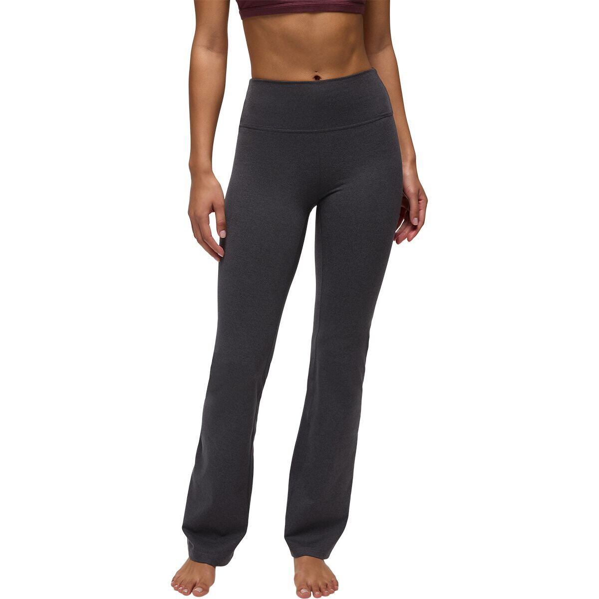 Image of prAna Heavana Bootcut Pant - Women's Black Heather, M