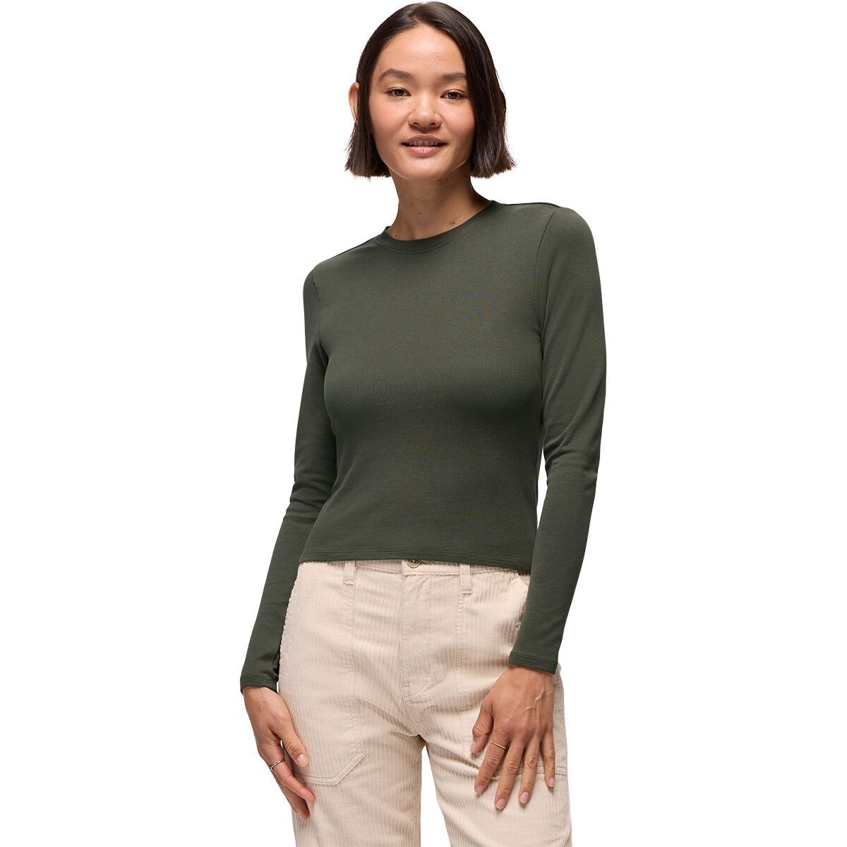 Image of prAna Lotus Long-Sleeve T-Shirt - Women's Spruce, XL