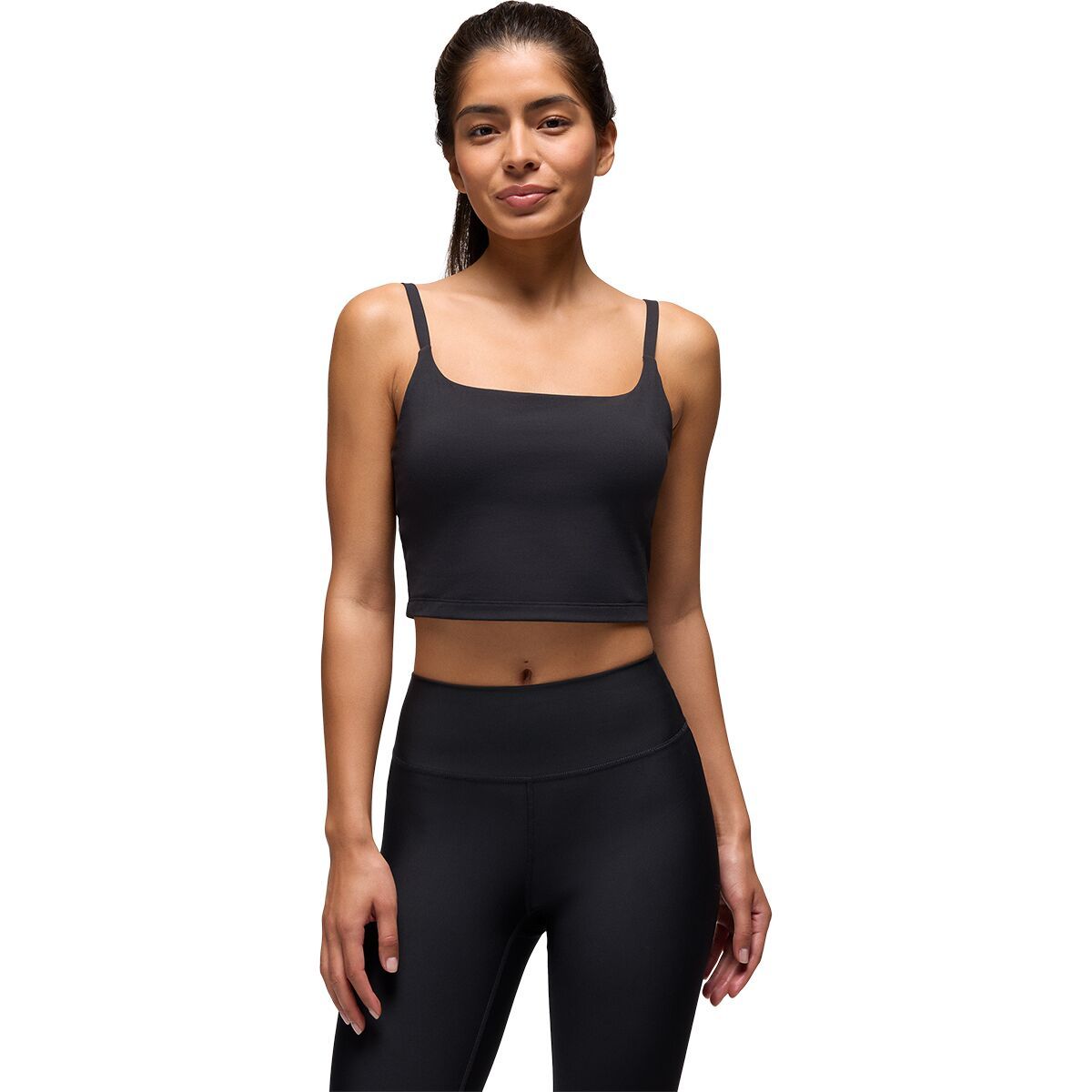 Image of prAna Luxara Longline Bra - Women's Black, S