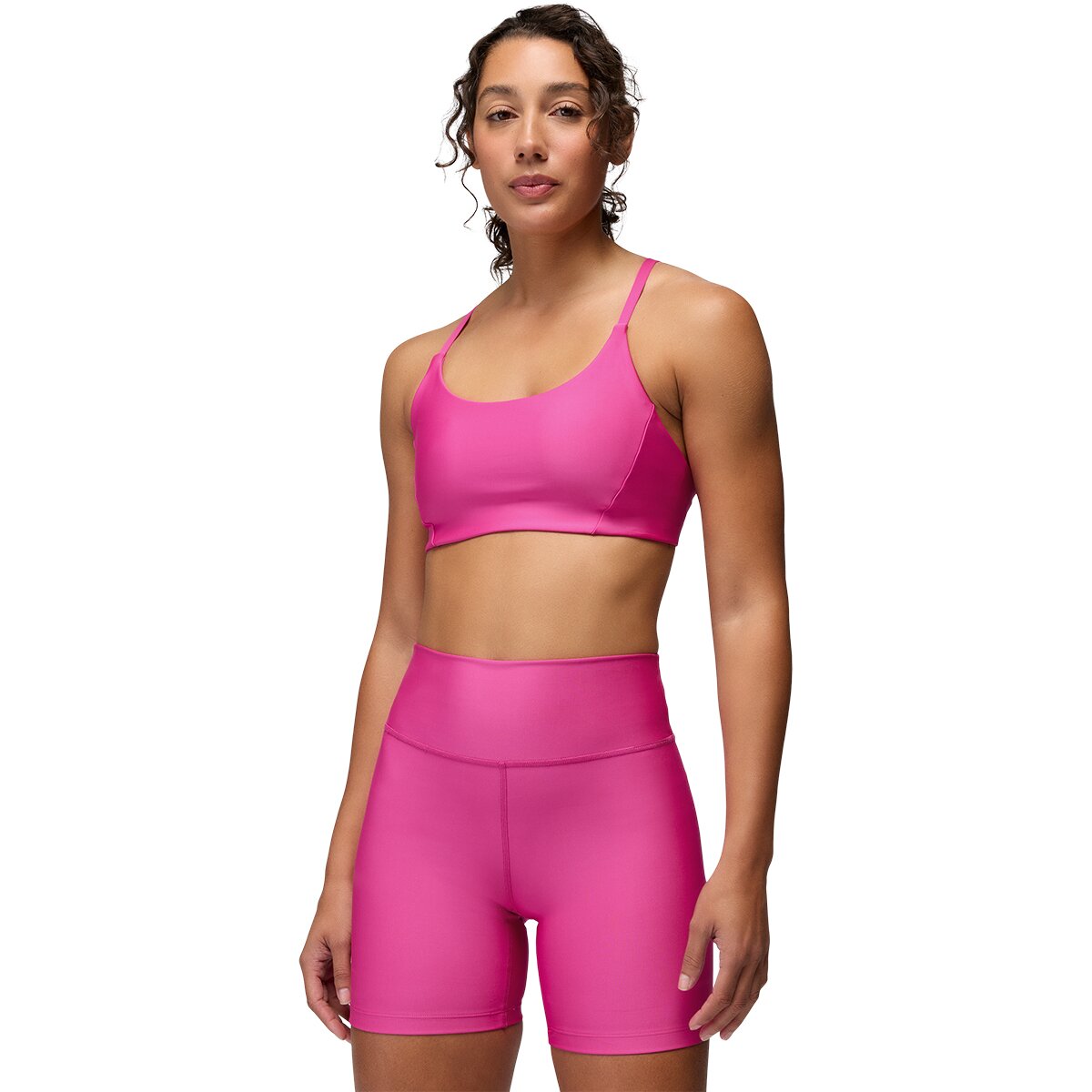 Image of prAna Sculpt Scoop Bra - Women's Berry Beam, M