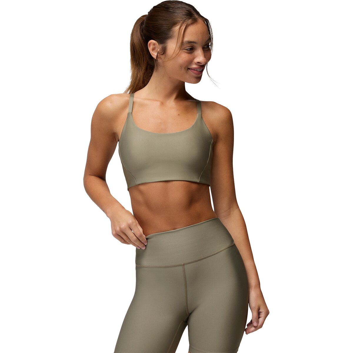 Image of prAna Sculpt Scoop Bra - Women's Sage, XL