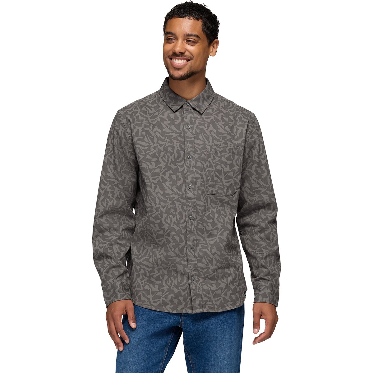 Image of prAna Arbored Long-Sleeve Shirt - Men's Nori Freestyle, L