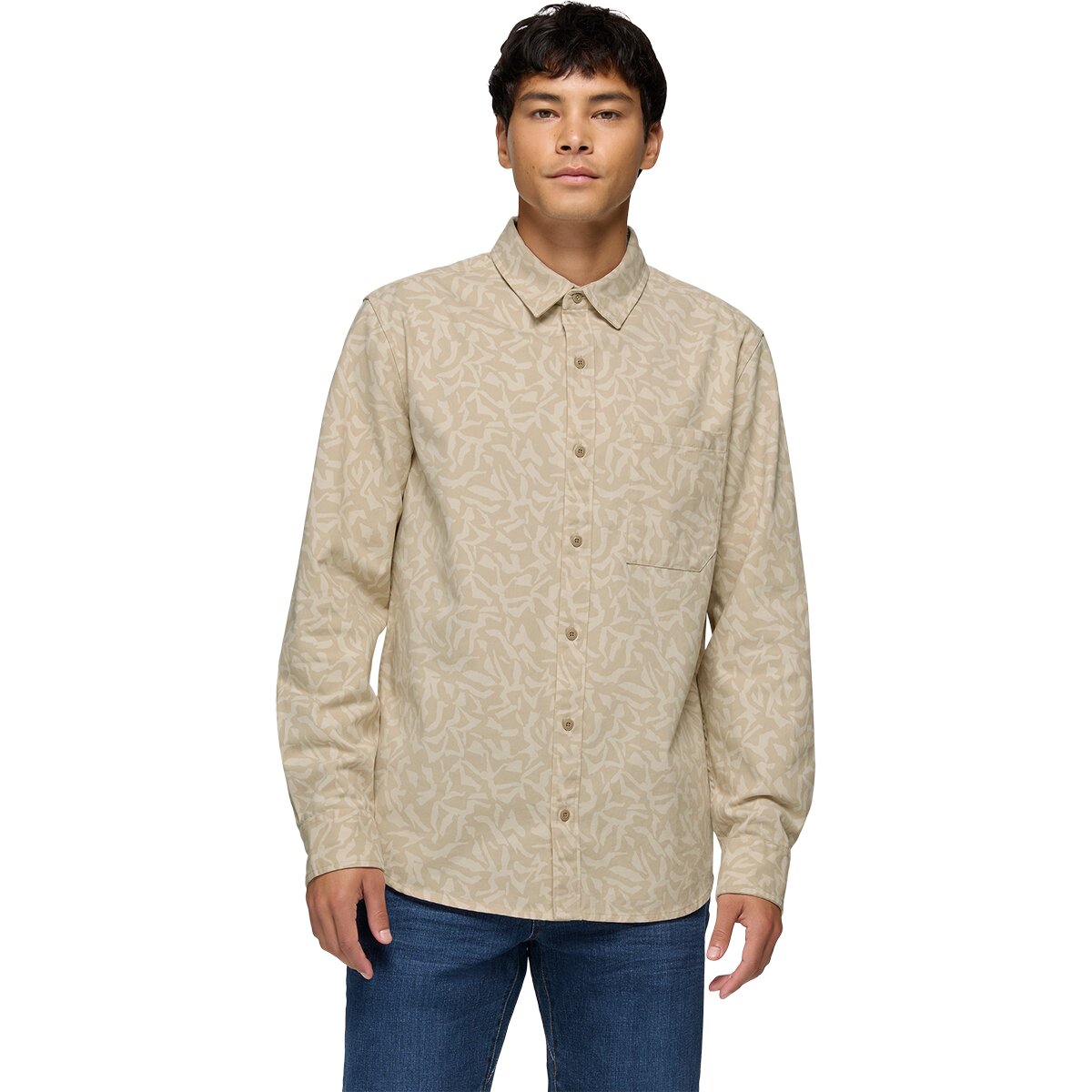 Image of prAna Arbored Long-Sleeve Shirt - Men's Sandbar Freestyle, XL