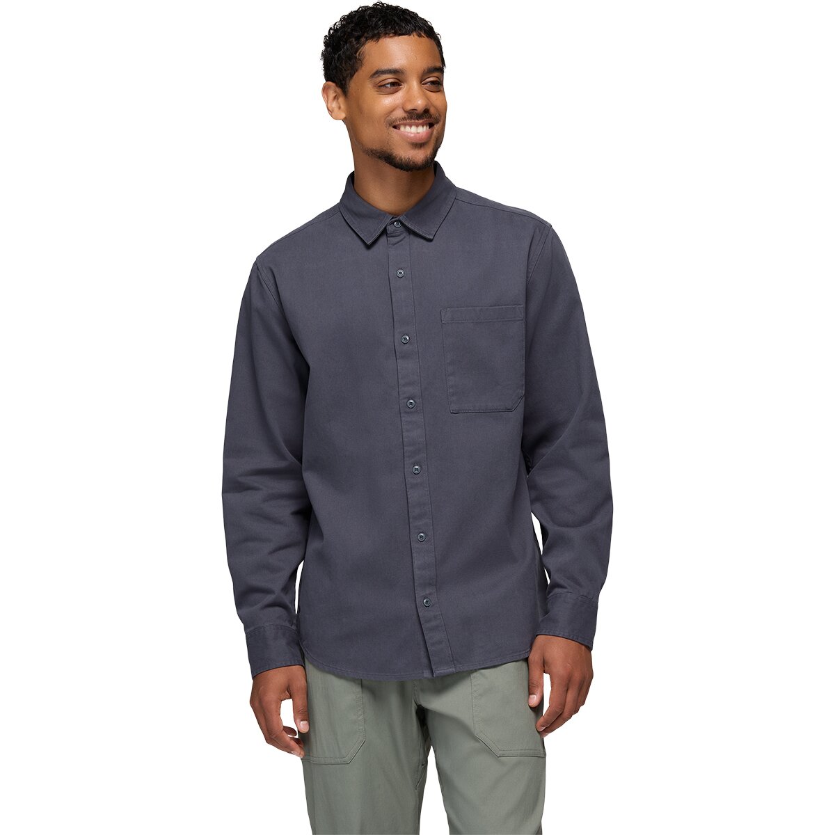 Image of prAna Arbored Long-Sleeve Shirt - Men's Thundercloud, S