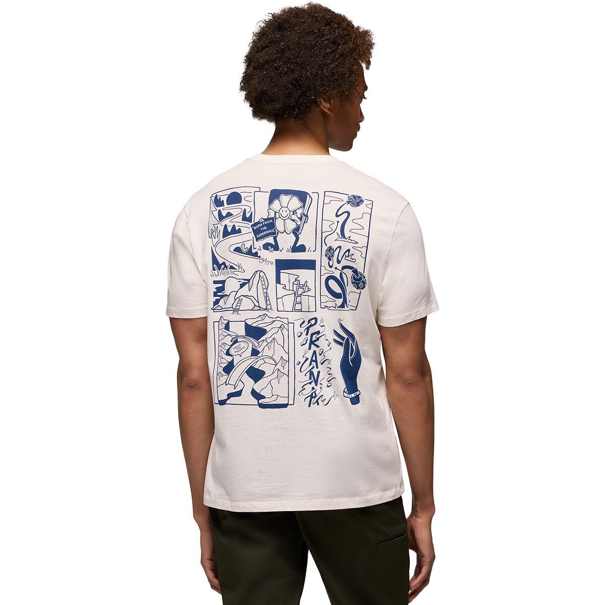 Image of prAna Everyday Storybook Short-Sleeve T-Shirt - Men's Canvas, M