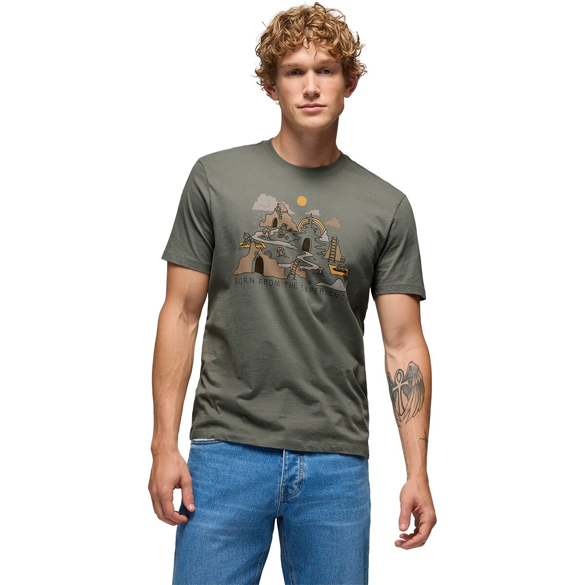 prAna prAna Everyday Wandering Short-Sleeve T-Shirt - Men's Thyme, L - $26.37 at Backcountry.com