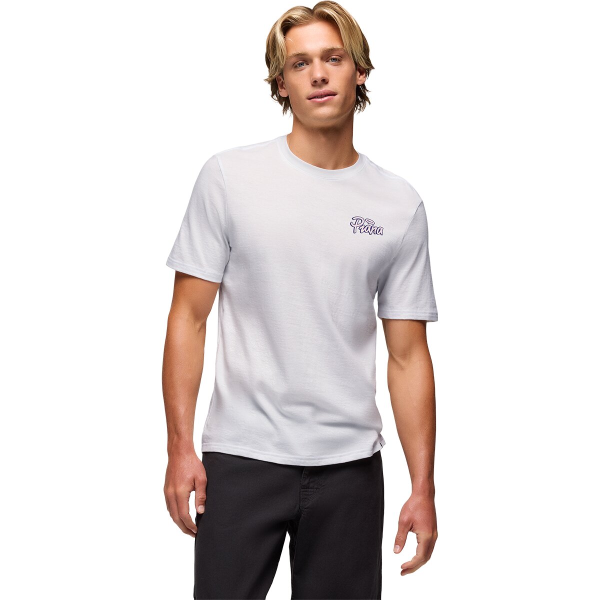 Image of prAna Open Your Mind T-Shirt - Men's Soft White, XL