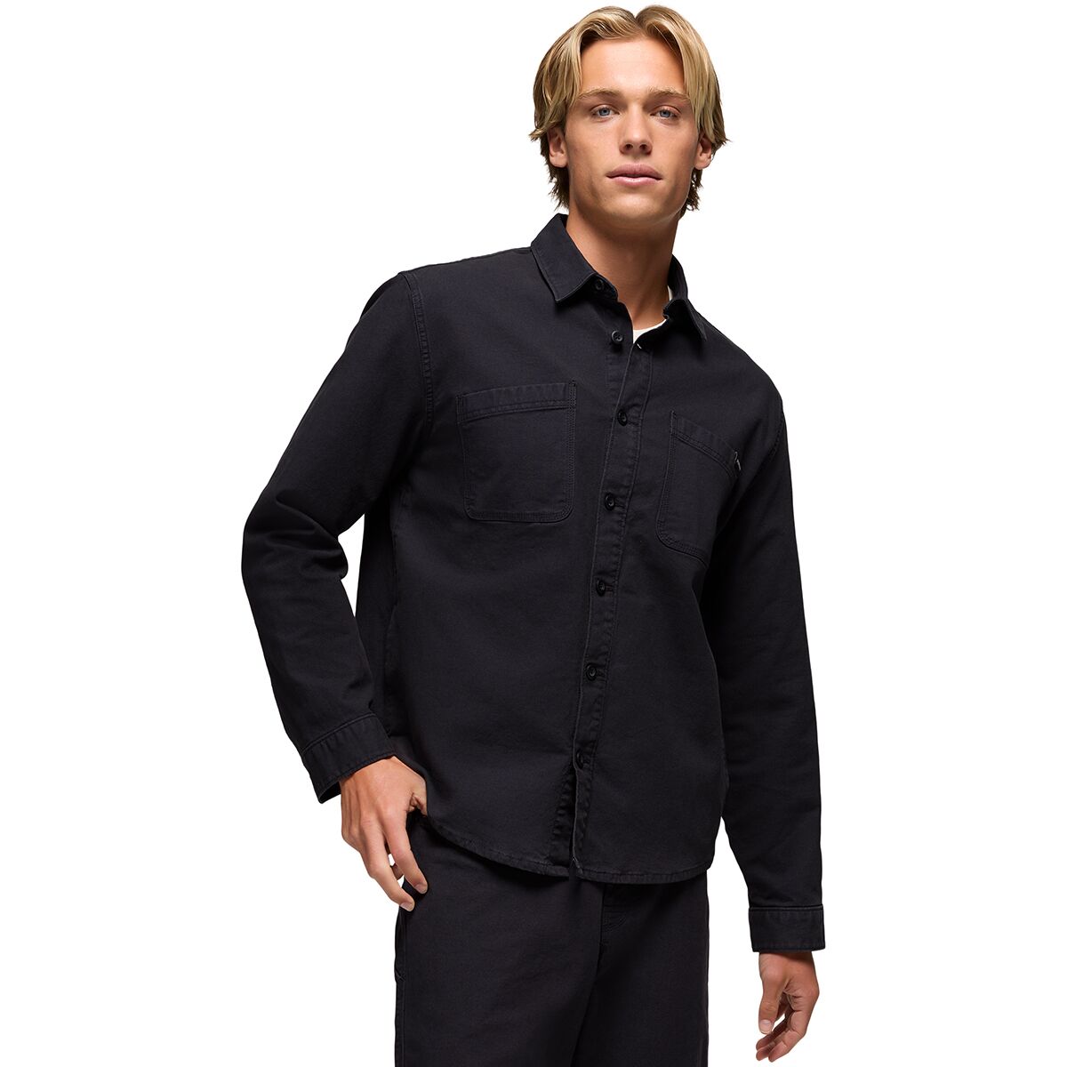 Image of prAna Rock Ridge Overshirt - Men's Black, M
