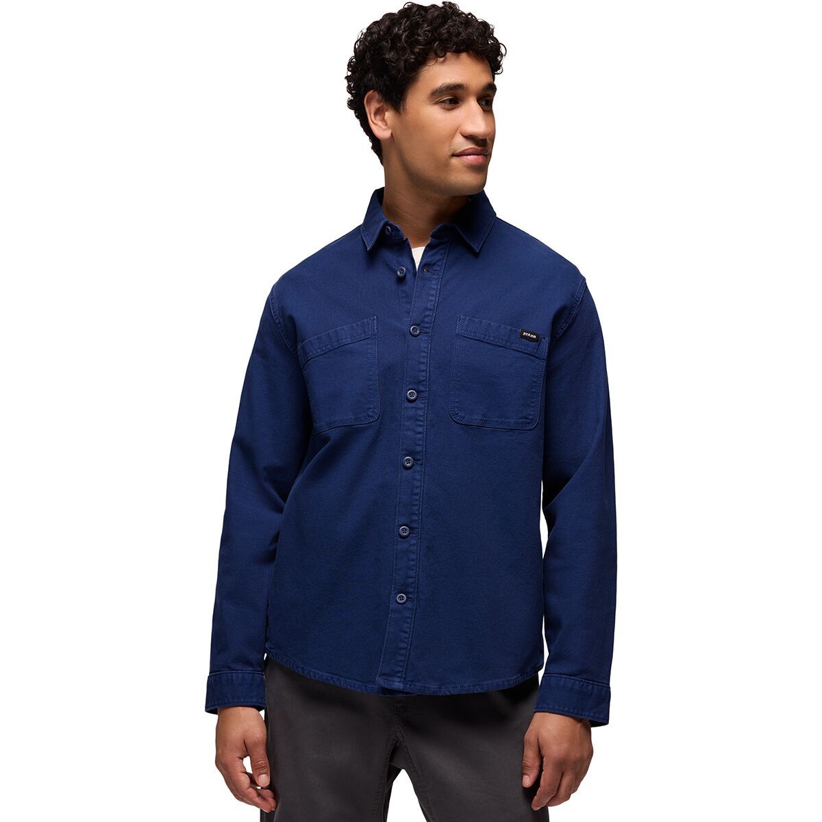 prAna Rock Ridge Overshirt - Men's Capulet Blue, S