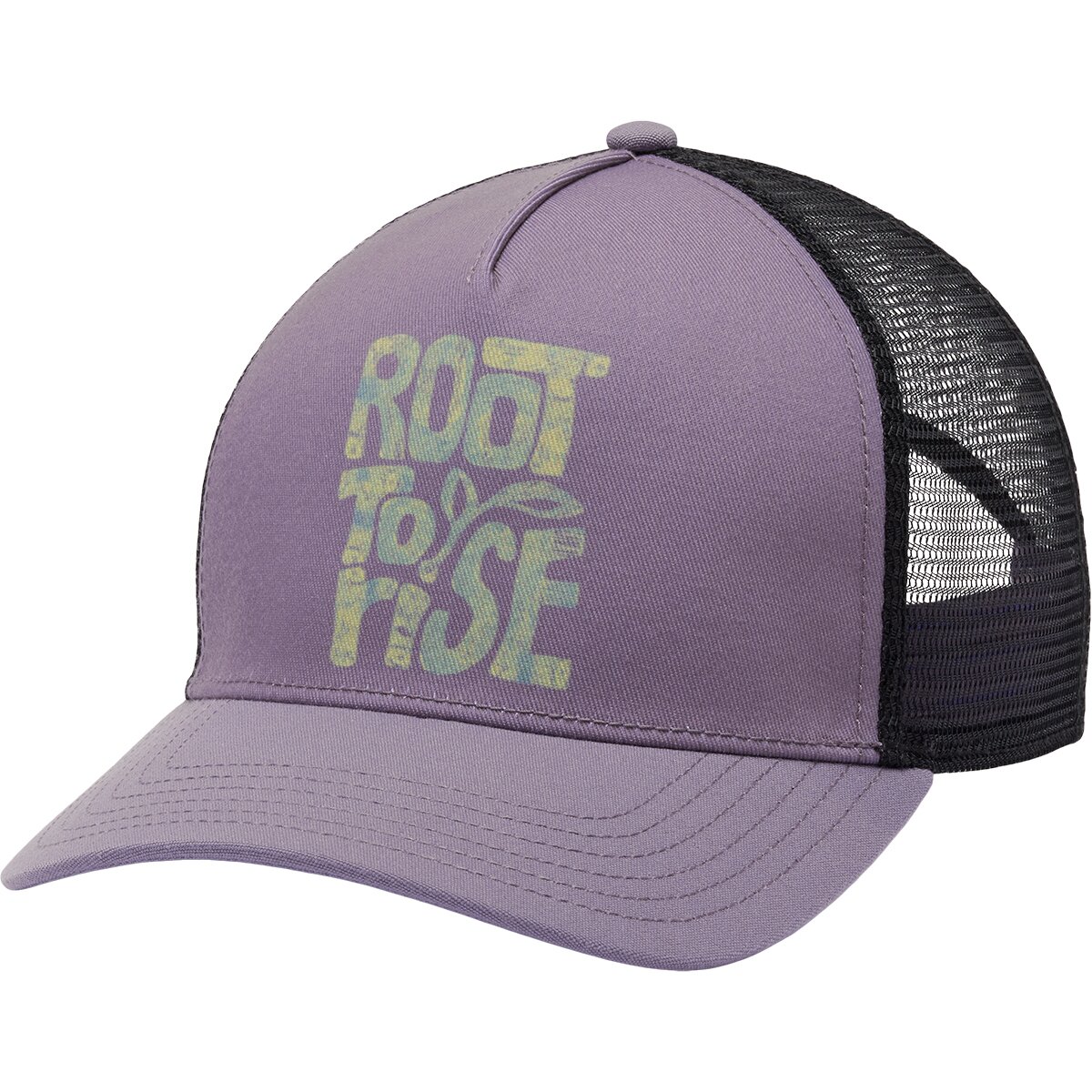 Image of prAna Desert Road Trucker Hat Taro Root To Rise, One Size