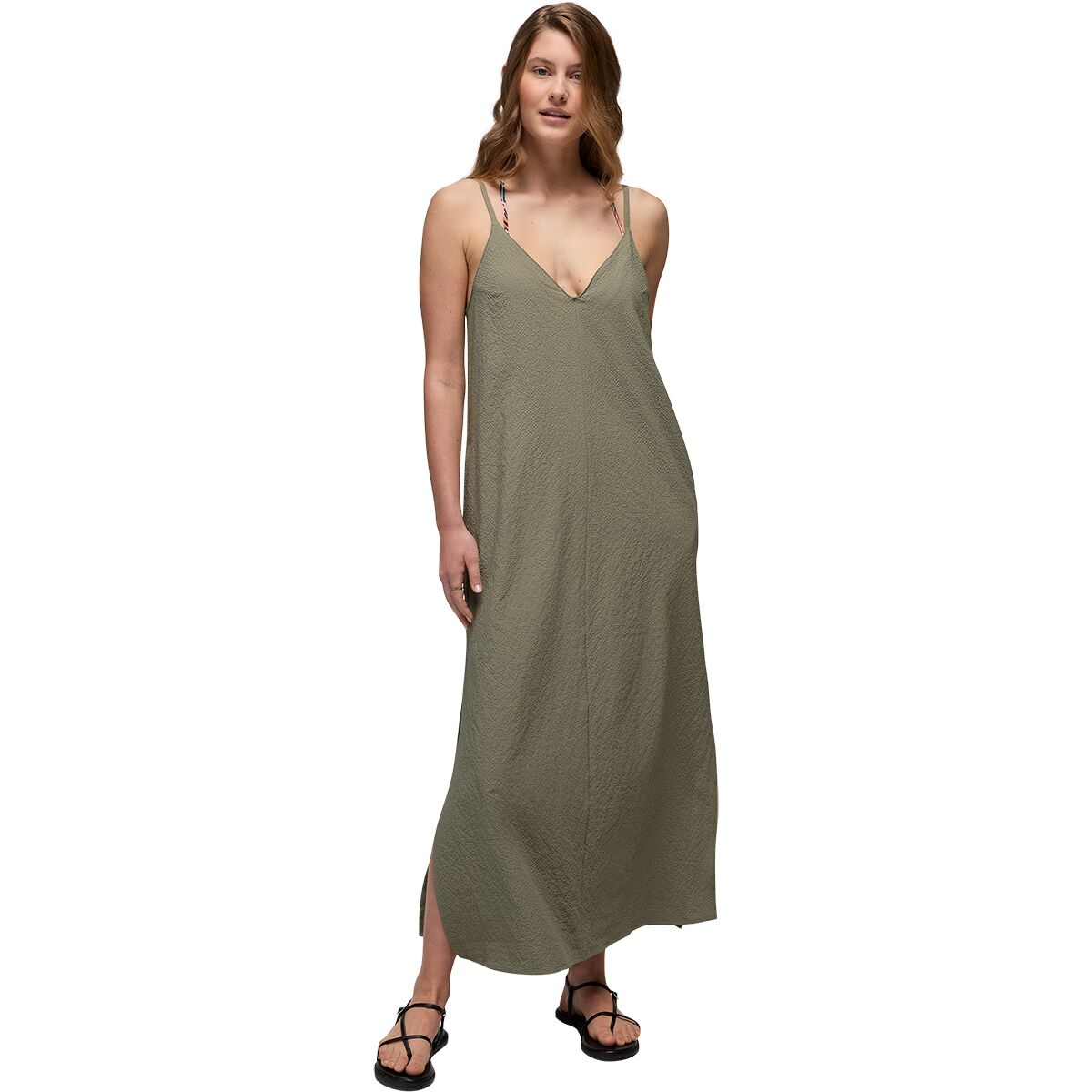 Image of prAna Coastal Sol Maxi Dress - Women's Sage, XS