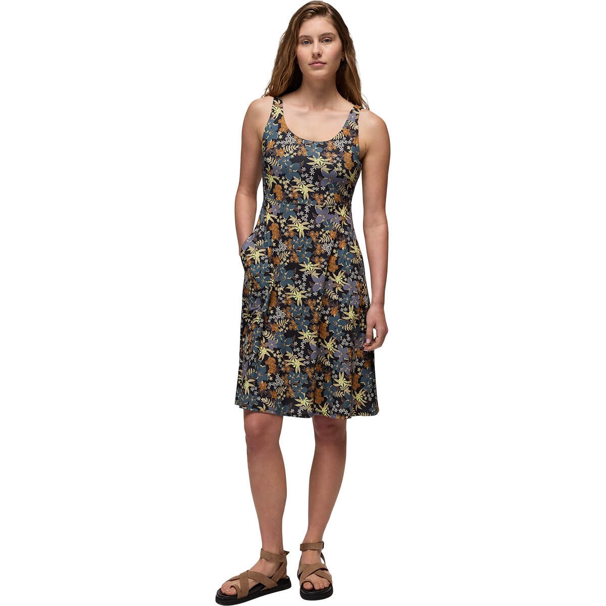 Image of prAna Corrinne Dress - Women's Black Summer Nights, S