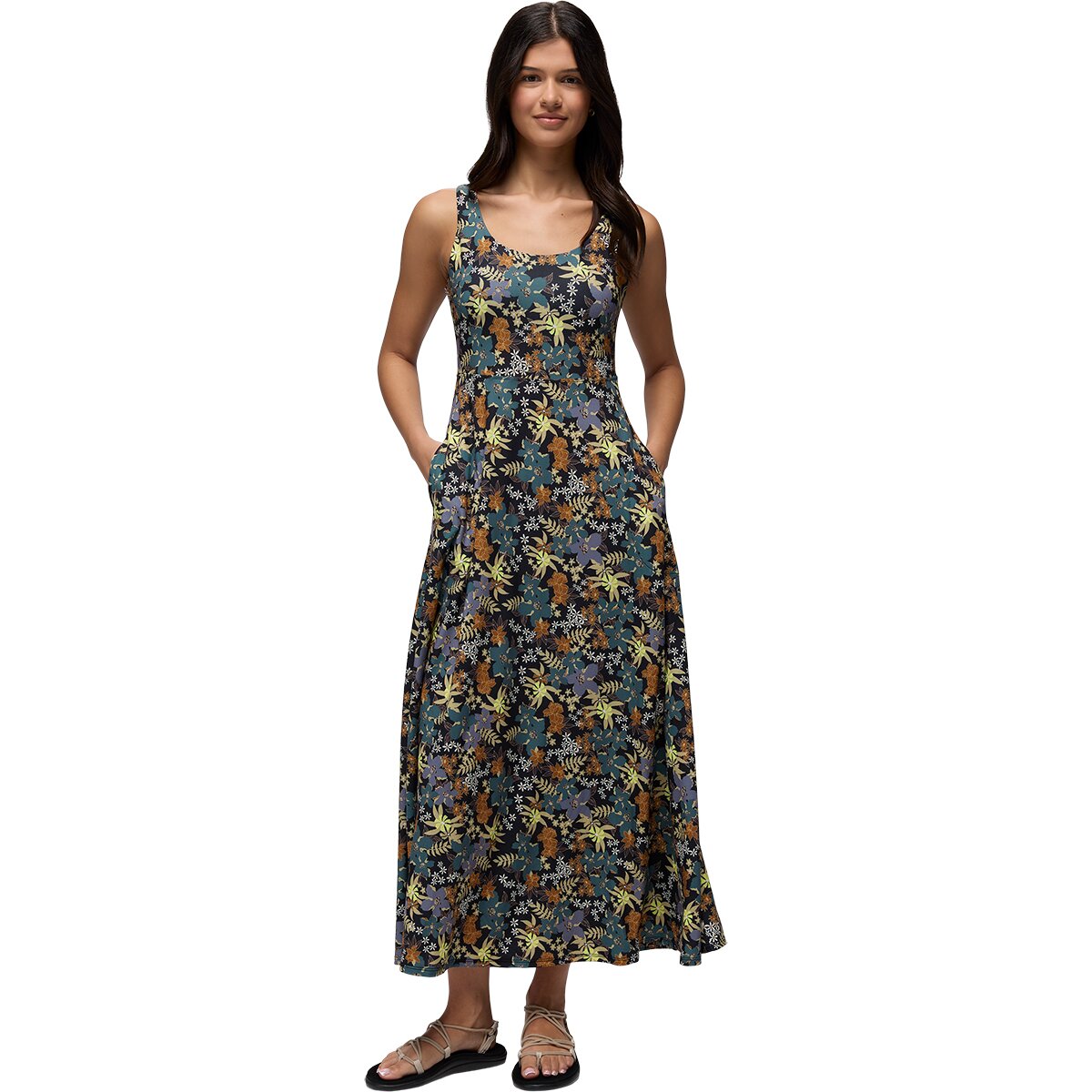 Image of prAna Corrinne Maxi Dress - Women's Black Summer Nights, S