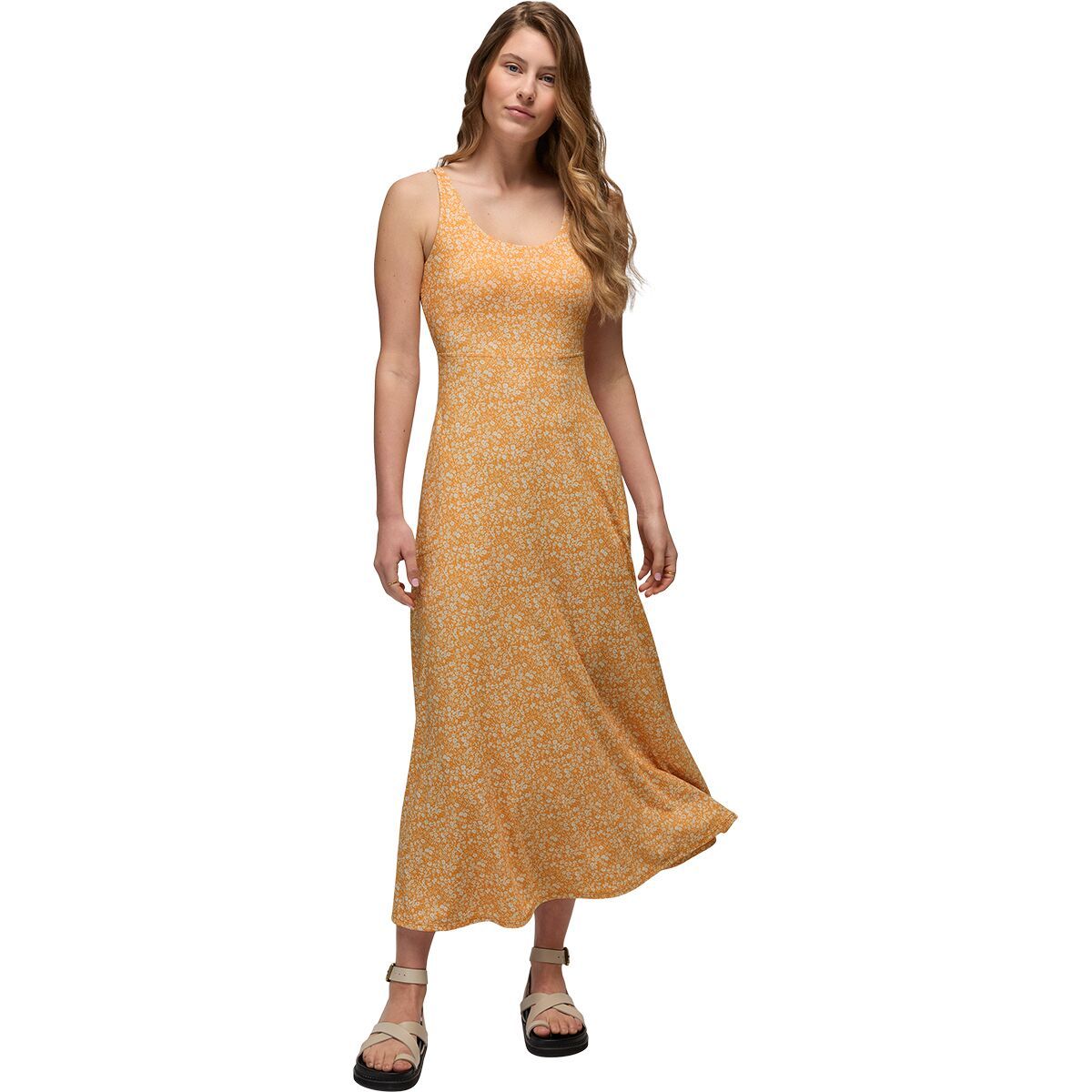 Image of prAna Corrinne Maxi Dress - Women's Mango Blossom, L