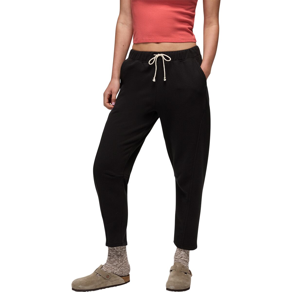 Image of prAna DreamTerry Sweatpant - Women's Black, S
