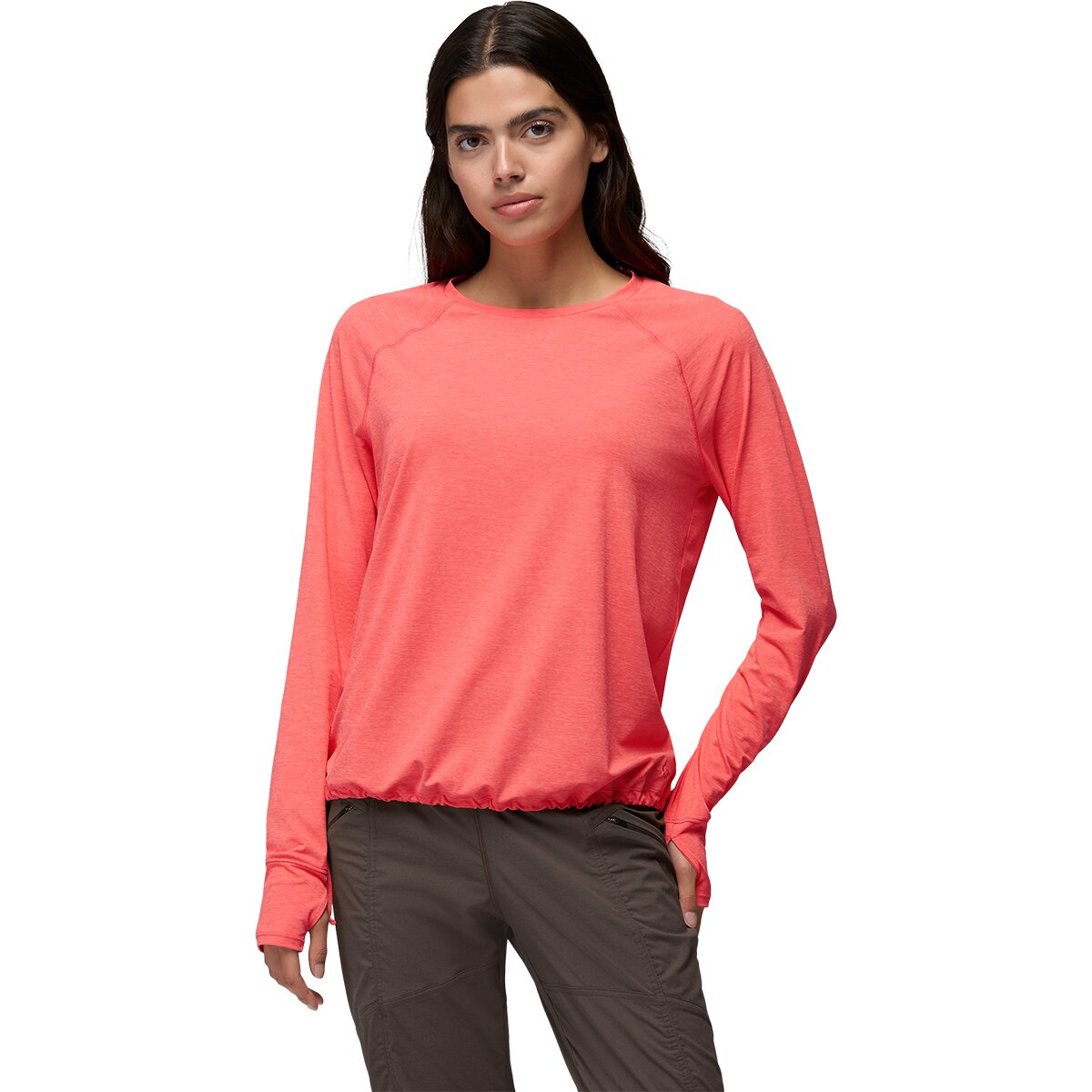 Image of prAna Eileen Cinch Long-Sleeve Top - Women's Guava Pop, S