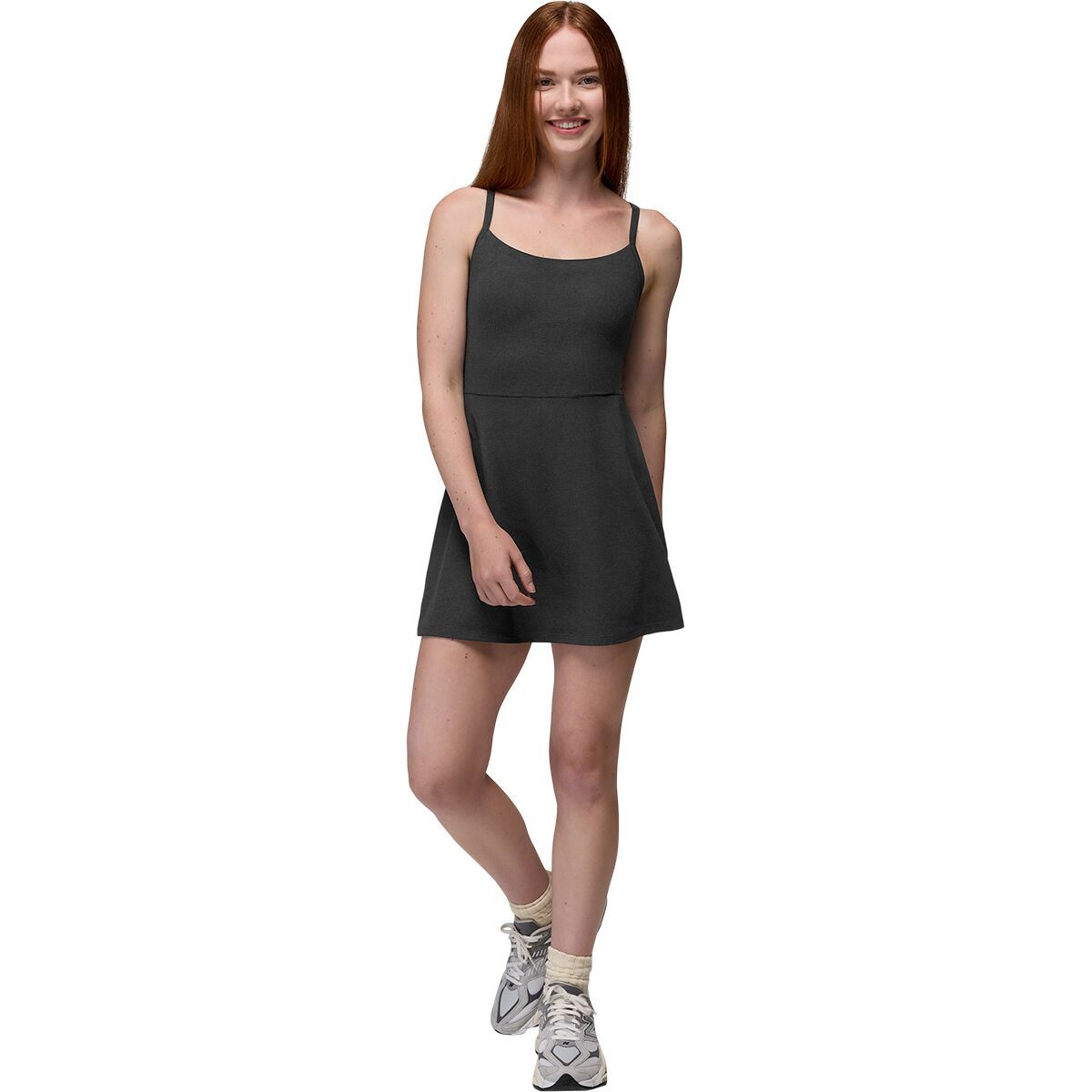 Image of prAna Heavana Courtside Dress - Women's Black Heather, M
