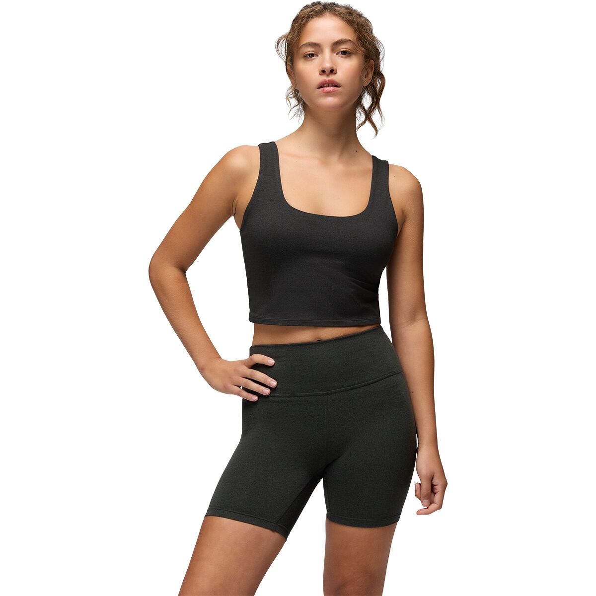 Image of prAna Heavana Essential Bralette - Women's Black Heather, M