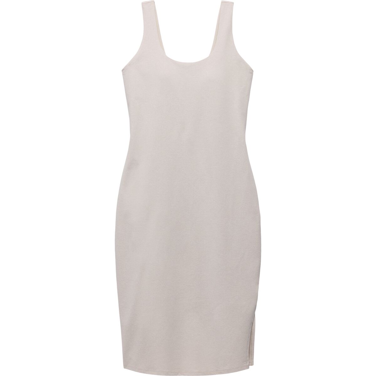Image of prAna Heavana Essential Midi Dress - Women's Almond Heather, XL